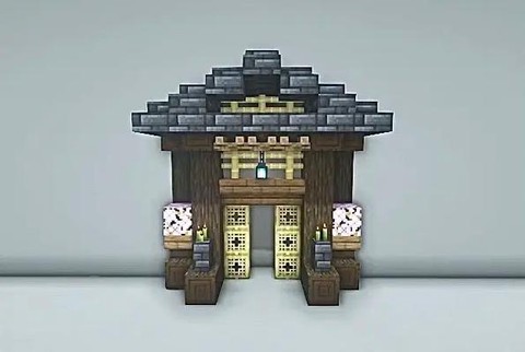 我的世界展览门怎么做