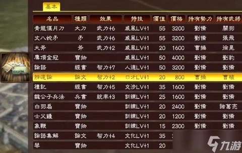 三国志13怎么刷宝物[图2]