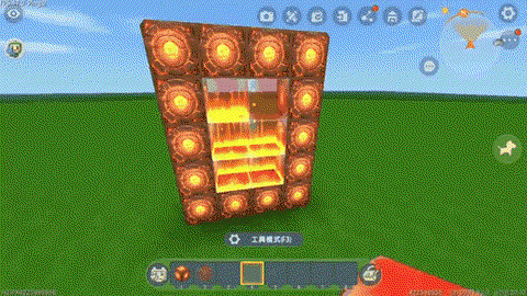 迷你世界移动门怎么做